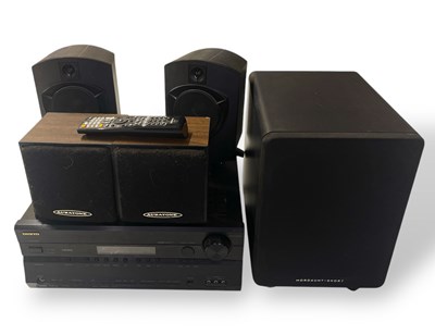 Lot 29 - HI-FI INC MORDAUNT SHORT SUBWOOFER / ONKYO RECEIVER.