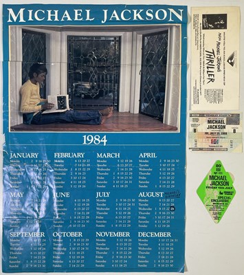 Lot 370 - MICHAEL JACKSON - MEMORABILIA INC THRILLER PREVIEW INVITE.