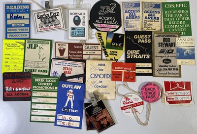 Lot 380 - TICKETS AND PASSES COLLECTION.