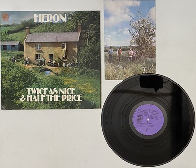 Lot 991 - HERON - TWICE AS NICE & HALF THE PRICE LP (UK STEREO ORIGINAL - DNLS.3025)