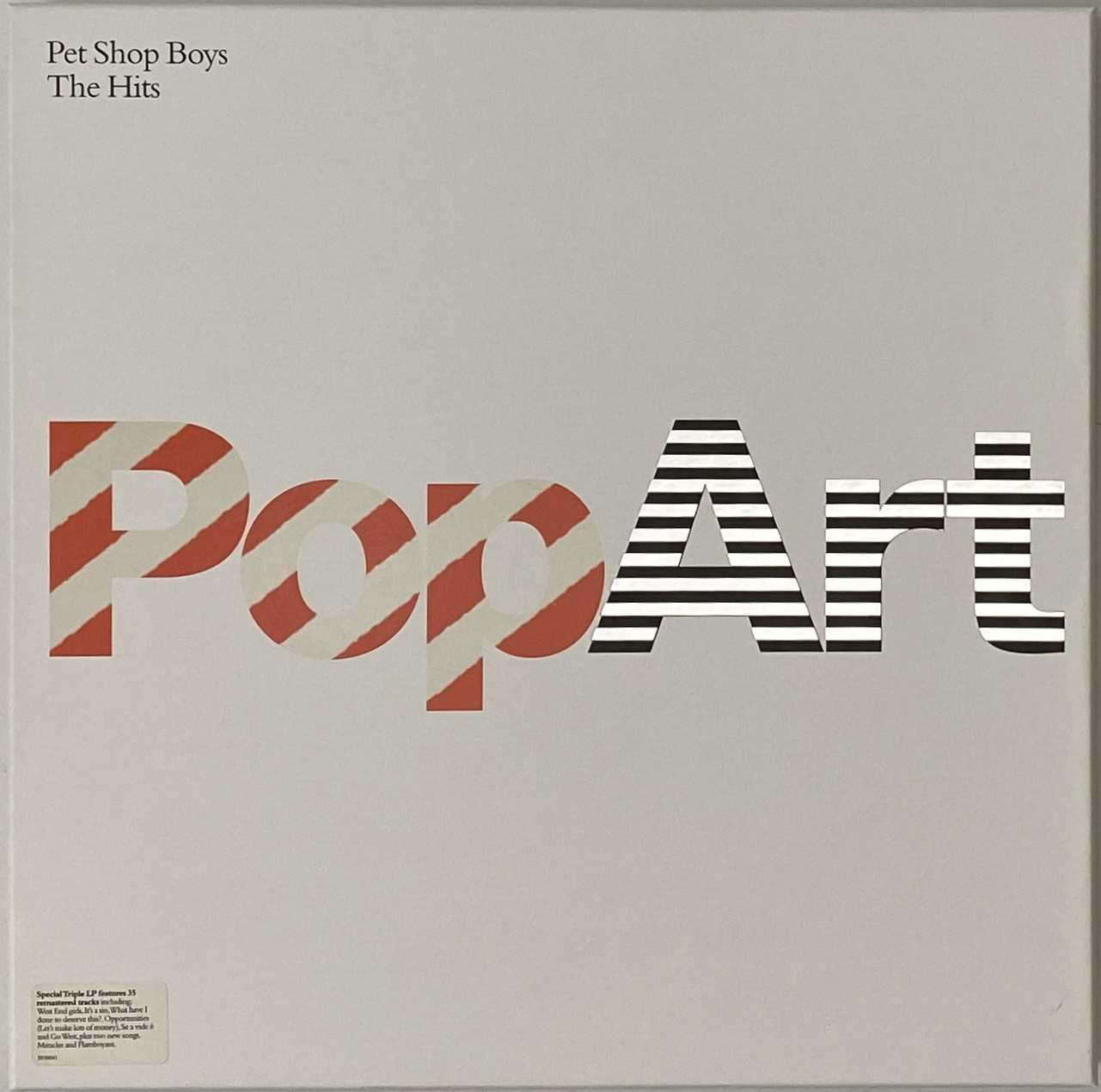 Lot 1003 - PET SHOP BOYS - POPART (THE HITS) LP BOX SET (UK ORIGINAL - PARLOPHONE - 593 8841)