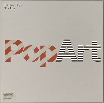 Lot 1003 - PET SHOP BOYS - POPART (THE HITS) LP BOX SET (UK ORIGINAL - PARLOPHONE - 593 8841)