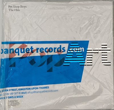 Lot 1003 - PET SHOP BOYS - POPART (THE HITS) LP BOX SET (UK ORIGINAL - PARLOPHONE - 593 8841)