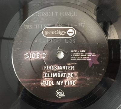 Lot 1004 - PRODIGY - THE FAT OF THE LAND LP (UK ORIGINAL - XL RECORDINGS - XLLP 121)