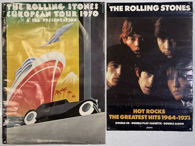 Lot 400 - ROLLING STONES POSTERS INC ORIGINAL 1976 TOUR POSTER.