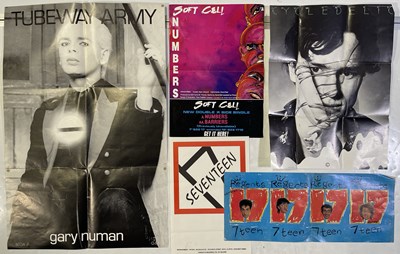 Lot 405 - 1980S POSTER COLLECTION INC TUBEWAY ARMY.