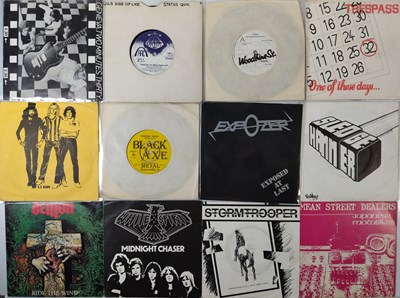 Lot 1053 - METAL/ HEAVY ROCK - 7" COLLECTION (INC RARITIES)
