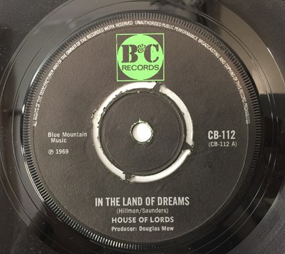Lot 1063 - HOUSE OF LORDS - IN THE LAND OF DREAMS 7" (UK PSYCH - B&C RECORDS - CB-112)