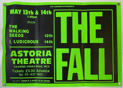 Lot 505 - MARK E. SMITH / THE FALL - AN ORIGINAL 1987 CONCERT POSTER.