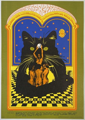 Lot 201 - FD-090 - FAMILY DOG - CANNED HEAT - BOB FRIED POSTER.