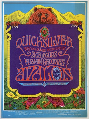 Lot 202 - FD-118 - FAMILY DOG - FLAMIN' GROOVIES - BOB SCHNEPF POSTER.
