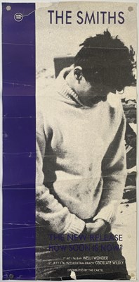 Lot 524 - THE SMITHS - ORIGINAL ROUGH TRADE PROMO POSTER FOR 'HOW SOON IS NOW'.