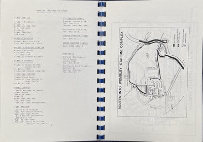 Lot 475 - MICHAEL JACKSON - BAD TOUR ERA HUGO BOSS JACKET AND ITINERARY.