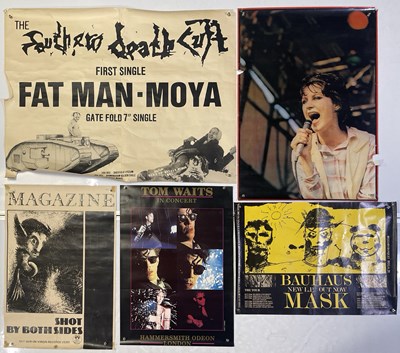 Lot 216 - EARLY 1980S NEW WAVE POSTER COLLECTION INC SOUTHERN DEATH CULT / PENETRATION.