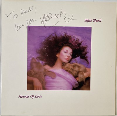 Lot 349 - KATE BUSH - SIGNED HOUNDS OF LOVE PRESS PACK.
