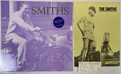 Lot 529 - THE SMITHS - MORRISSEY SIGNED 'BIGMOUTH' 12" - 1985 TOUR PROGRAMME.