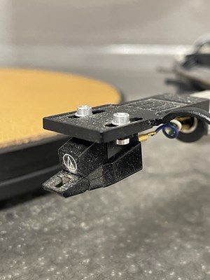 Lot 20 - REVOLVER TURNTABLE WITH LINN BASIK LV V TONEARM & PRO-JECT TUBE BOX.