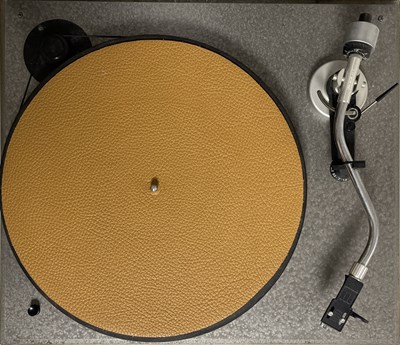 Lot 20 - REVOLVER TURNTABLE WITH LINN BASIK LV V TONEARM & PRO-JECT TUBE BOX.