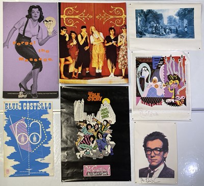 Lot 217 - ELVIS COSTELLO - POSTERS AND SHOP DISPLAY INC SIGNED EXAMPLES.
