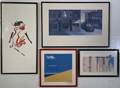Lot 69 - FOUR SIGNED / PROMOTIONAL PRINTS INC PETER SAVILLE.