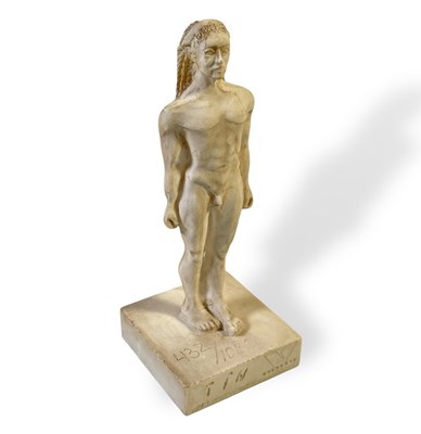 Lot 573 - DAVID BOWIE INTEREST - RARE LIMITED EDITION TIN MACHINE PROMOTIONAL FIGURINE.