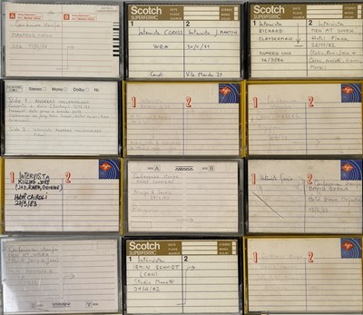 Lot 72 - FOURTEEN INTERVIEW CASSETTES - MANFRED MANN / CAN / JOHN MARTYN ETC.
