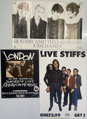 Lot 229 - PUNK / NEW WAVE POSTERS INC SIOUXSIE AND THE BANSHEES.