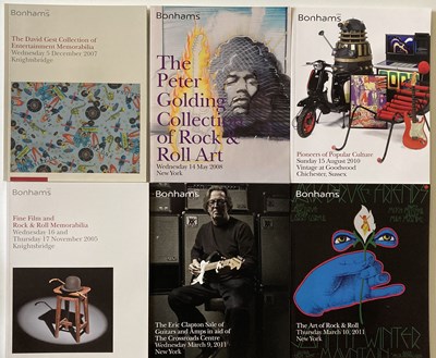 Lot 69 - BONHAMS MUSIC CATALOGUES / ASSORTED PROGRAMMES AND TICKETS.