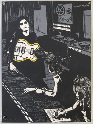 Lot 230 - LOU REED - LIMITED EDITION 2012 JAMES FLAMES PRINT.