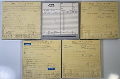 Lot 460 - QUEEN - COLLECTION OF FIVE 'FLASH GORDON' STUDIO TAPE REELS.