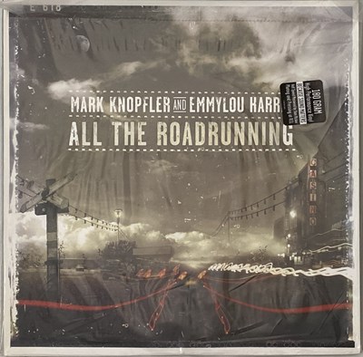 Lot 306 - MARK KNOPFLER AND EMMYLOU HARRIS - ALL THE ROADRUNNING LP (44154-1 - US PRESSING)