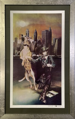 Lot 590 - DAVID BOWIE - ORIGINAL 1974 OFFICIAL USA MAINMAN POSTER - PEELAERT.