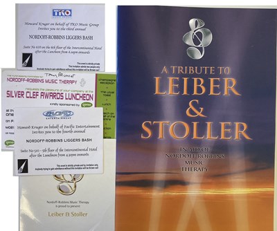 Lot 216 - MULTI SIGNED CHARITY PROGRAMME - LIEBER & STOLLER, BEN E KING AND MORE.