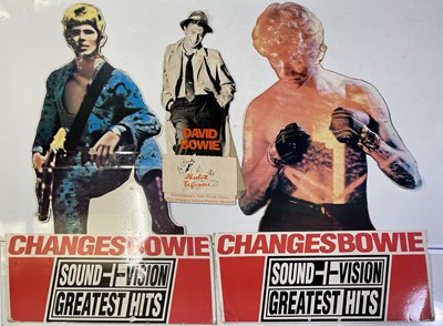 Lot 566 - DAVID BOWIE - CHANGES ONE / TIN MACHINE SHOP DISPLAY BOARDS.