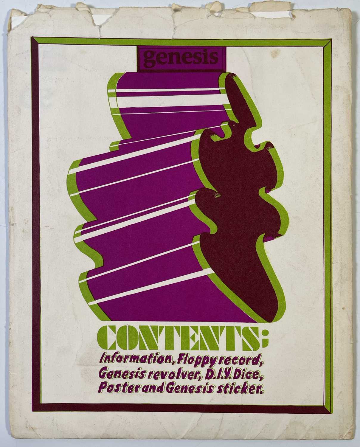 Lot 79 - GENESIS - 1973 COMPENDIUM PROGRAMME PACK INC DICE / REVOLVER.