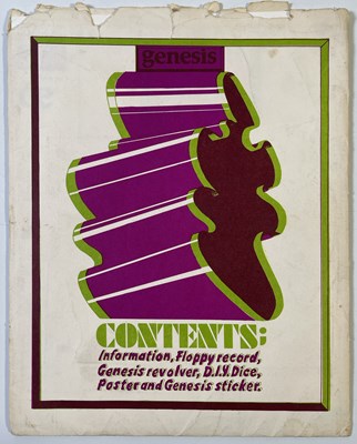 Lot 79 - GENESIS - 1973 COMPENDIUM PROGRAMME PACK INC DICE / REVOLVER.