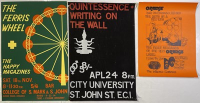 Lot 233 - 1970S POSTER COLLECTION INC QUINTESSENCE / ORANGE LABEL / FERRIS WHEEL.
