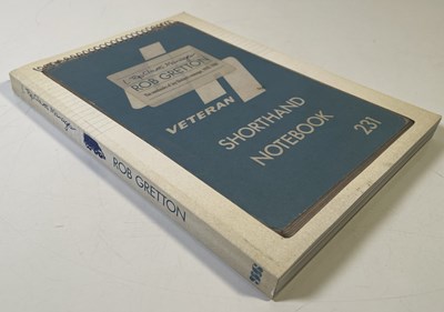 Lot 498 - JOY DIVISION INTEREST - ROB GRETTON '1 TOP CLASS MANAGER' BOOK.