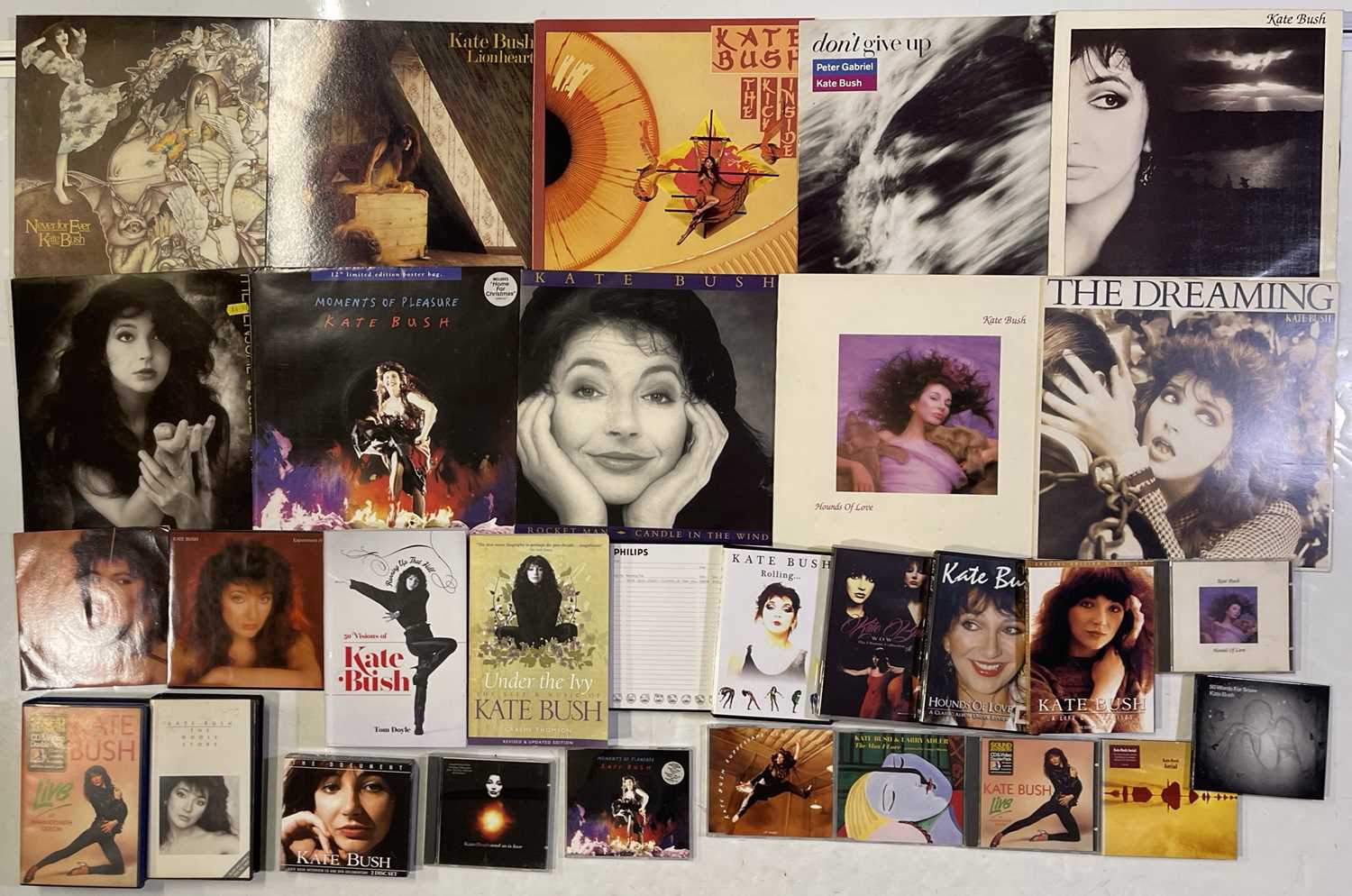 Lot 83 - KATE BUSH - MEMORABILIA AND LP COLLECTION.