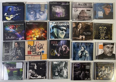 Lot 370 - GENESIS AND RELATED - SIGNED CD COLLECTION.