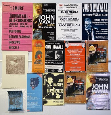 Lot 239 - JOHN MAYALL POSTER COLLECTION - INC ONE SIGNED / FIRST 1967 DUTCH TOUR.