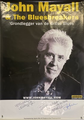 Lot 238 - JOHN MAYALL POSTER COLLECTION INC ONE SIGNED.