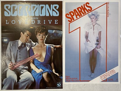 Lot 240 - 1980S POSTERS - SPARKS / SCORPIONS.
