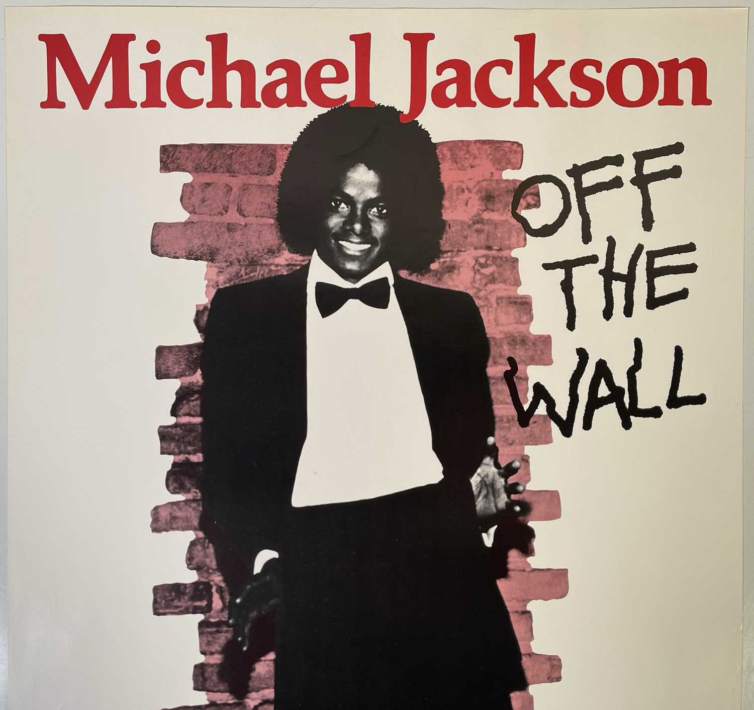 Lot 244 - MICHAEL JACKSON - OFF THE WALL ORIGINAL PROMOTIONAL POSTER.