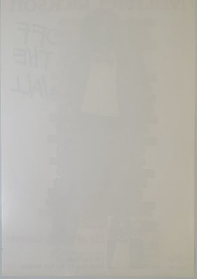 Lot 244 - MICHAEL JACKSON - OFF THE WALL ORIGINAL PROMOTIONAL POSTER.