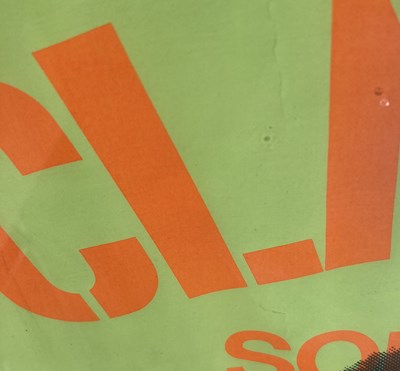 Lot 320 - THE CLASH - SORT IT OUT TOUR POSTER.