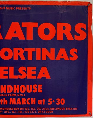 Lot 542 - PUNK INTEREST - ORIGINAL CHELSEA/CORTINAS/VIBRATORS CONCERT POSTER.