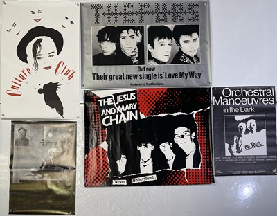Lot 254 - 1980S ALT/INDIE/SYNTH - POSTER COLLECTION.