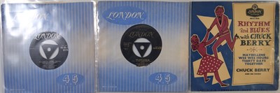 Lot 1208 - UK LONDON CHUCK BERRY 7" AND EP RARITIES