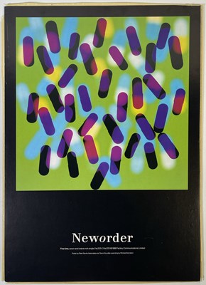 Lot 499 - NEW ORDER - FINE TIME SHOP DISPLAY BOARD.